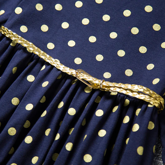 ๐ Elegant Gold & Navy Dess ๐ - Picture 3 of 6